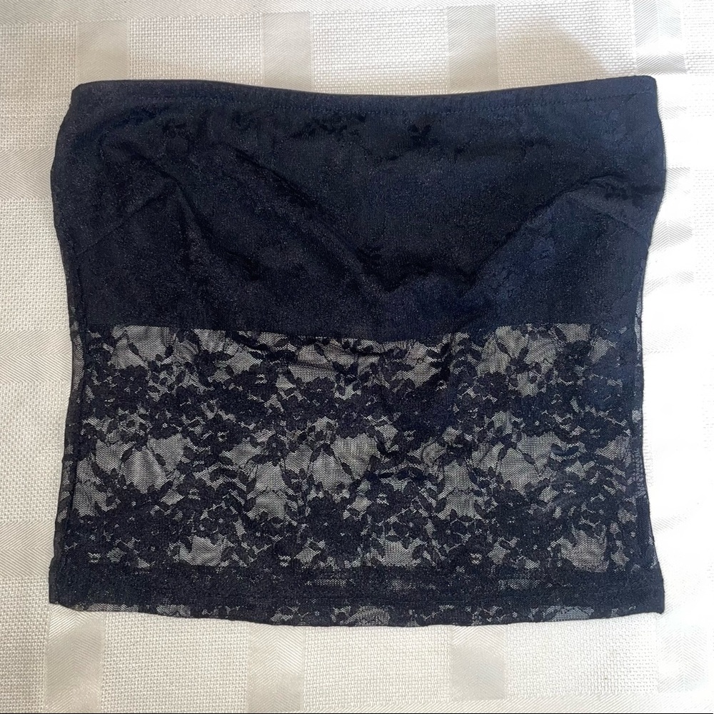Edikted black tube top. Size small.